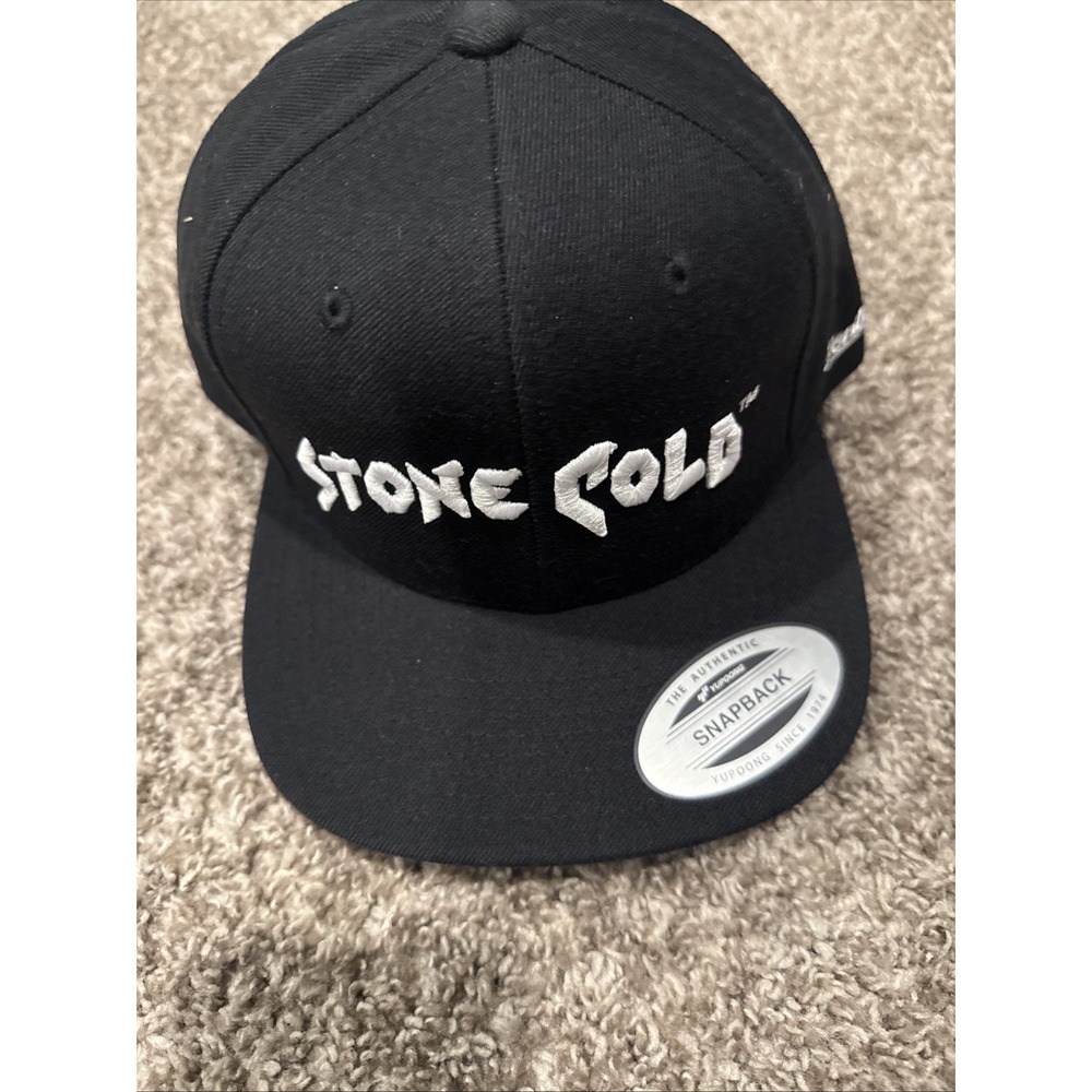 WWE Stone Cold Steve Austin Adult‎ Unisex Contenders Clothing Snapback Hat Black